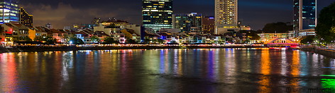 11 Singapore river at night