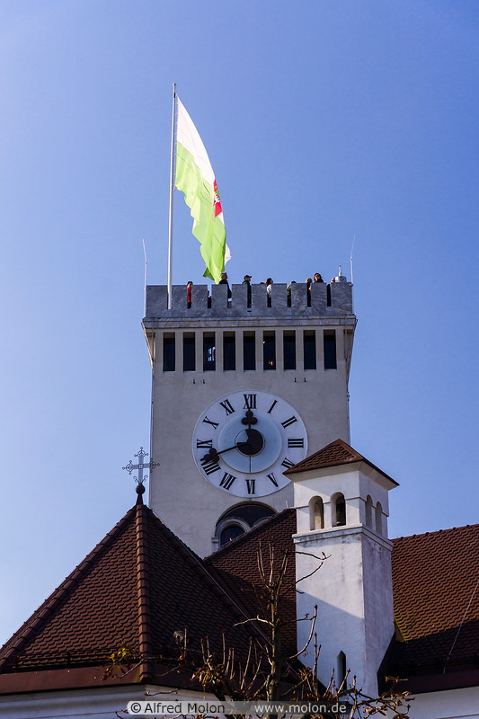 24 Tower with city flag