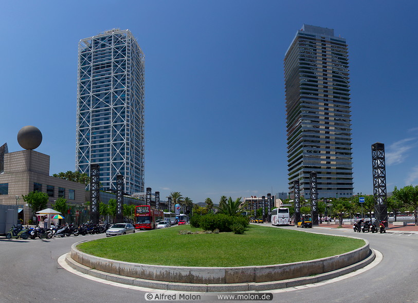 16 Torre Mapfre and Hotel arts