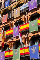 14 Colourful flags on Zocodover square building