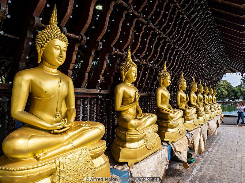 06 Golden Buddha statues