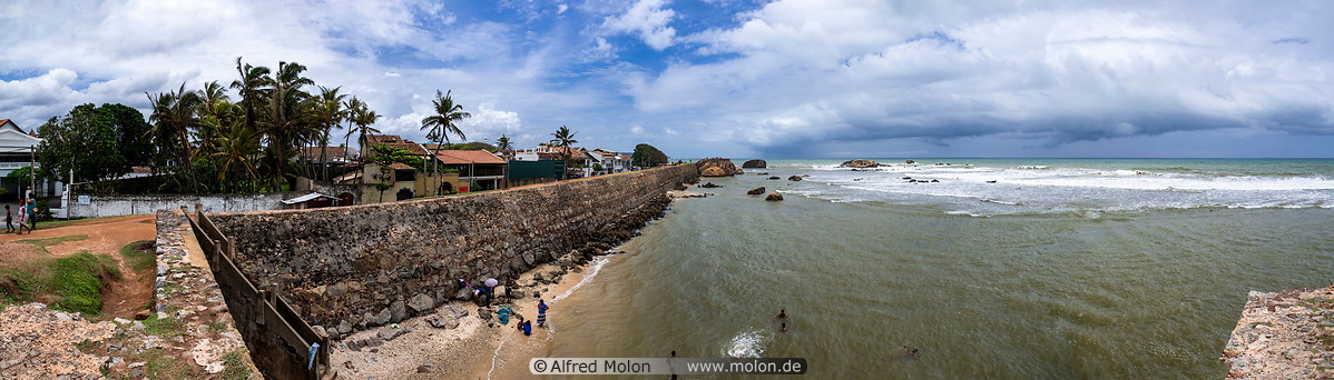 55 Galle fort wall