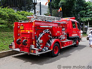 27 Red fire-fighting truck