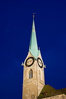 14 Fraumunster abbey clock tower