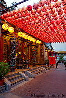 10 Matsu temple entrance with Chinese lanterns