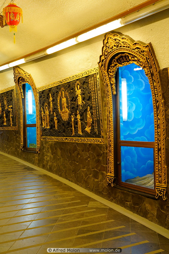 11 Tunnel with images of gods