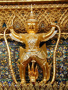 12 Golden Kinnara statue
