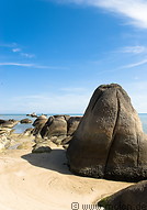 14 Boulders on beach