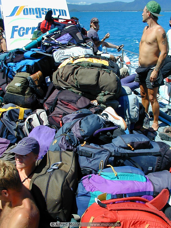 12 Bags on the Koh Samui ferry