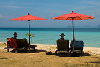 23 Sunloungers and umbrellas