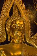 27 Golden Buddha image in Wat Po in Phitsanulok