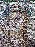 13 Bust of Dionysus mosaic