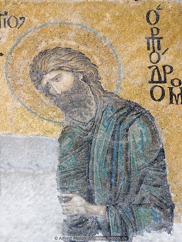 15 John Baptist image in Deesis mosaic