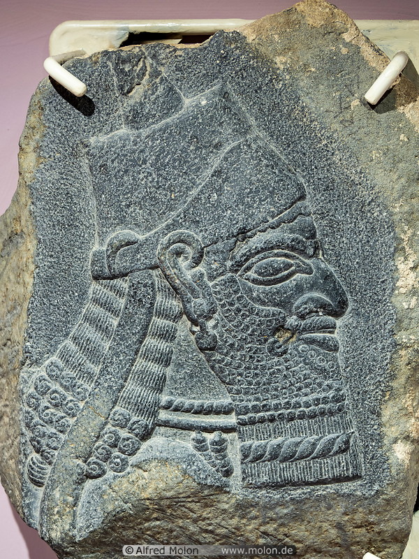37 Assyrian head