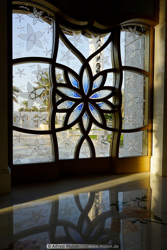 24 Ornamental glass window