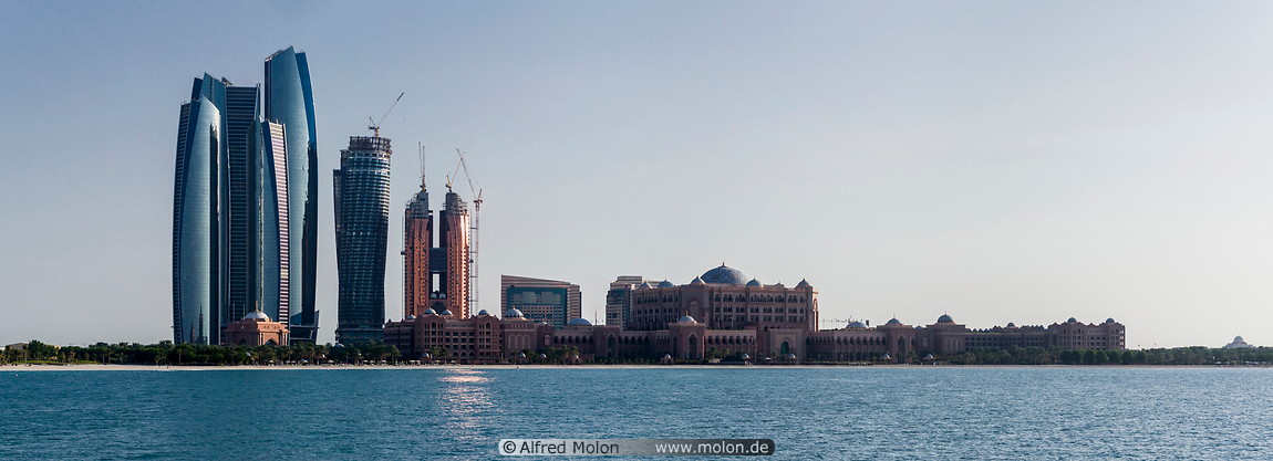 05 Etihad towers and Emirates Palace hotel
