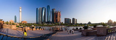10 View of Etihad towers from Emirates Palace hotel