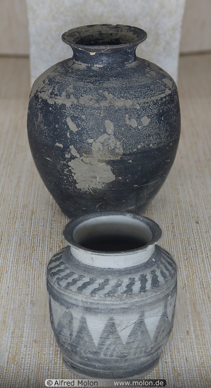 14 Grey pottery vessels 3rd millenium BC