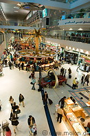 06 Duty free shopping area with shops and travellers
