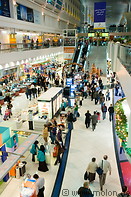 08 Duty free shopping area with shops and travellers
