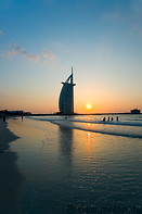 10 Burj al Arab hotel at sunset