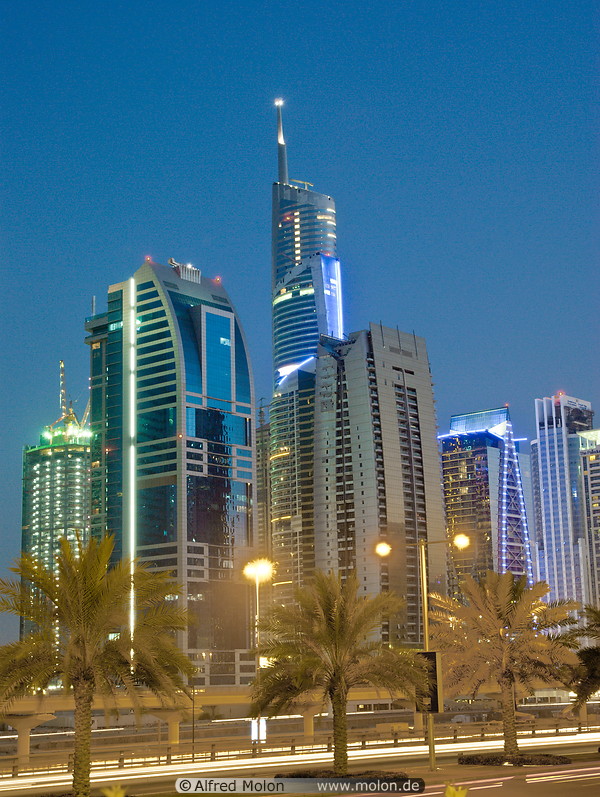 15 Skyscrapers at night