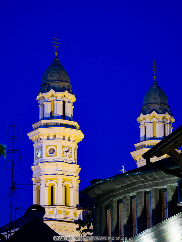 11 Greek catholic cathedral at night