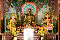 08 Altar with golden Buddha statue