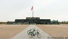 01 Flag tower and bicycles