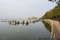 18 Swan boats on West  lake