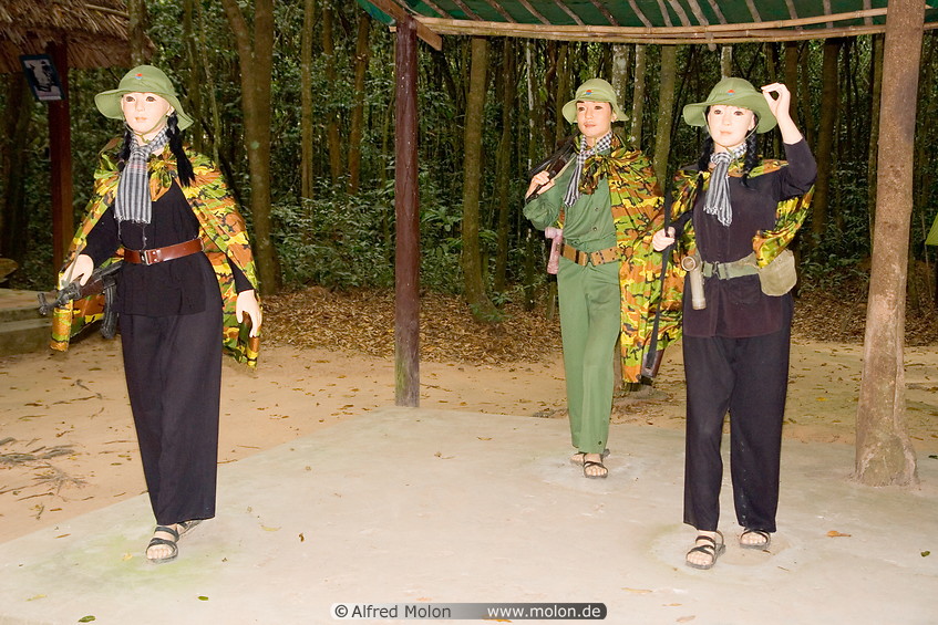 01 Models of Vietcong fighters