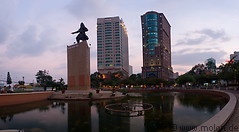 24 Me Linh square and statue of general Tran Hung Dao