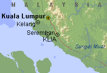 Map of KL region